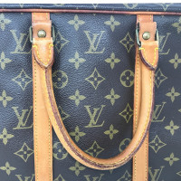 Louis Vuitton Porte Documents Voyage Katoen in Bruin