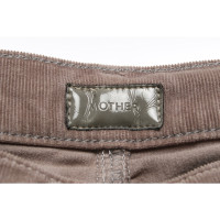 Mother Hose aus Baumwolle in Taupe