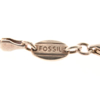 Fossil Necklace Silver in Silvery