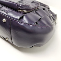 Baldinini Tote Bag aus Leder in Violett