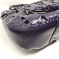 Baldinini Tote Bag aus Leder in Violett