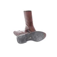 Santoni Boots Leather in Brown