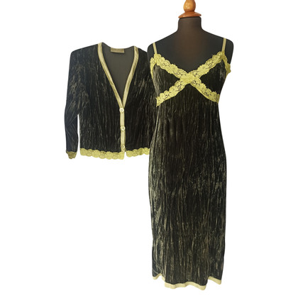Karen Millen Kleid aus Viskose in Oliv