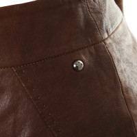 Escada Leather skirt in Brown