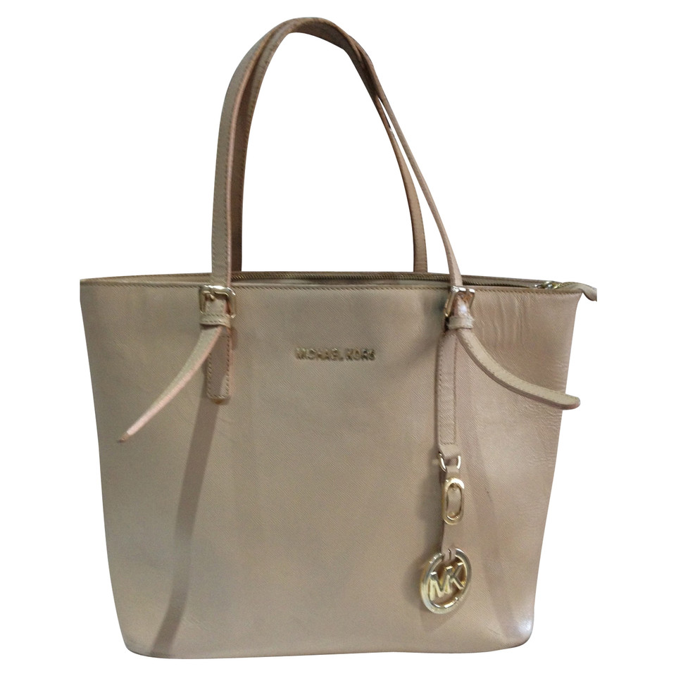 Michael Kors Shopper leather in beige