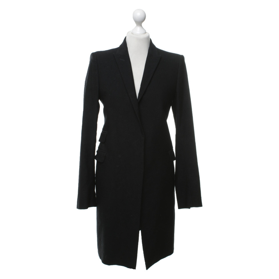 Costume National Jacke/Mantel aus Wolle in Schwarz
