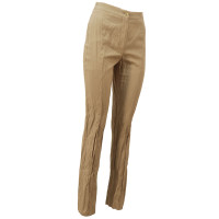 Céline Paire de Pantalon en Coton en Beige