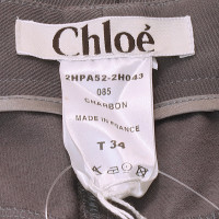 Chloé Hose aus Baumwolle in Grau