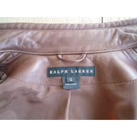 Ralph Lauren Black Label Giacca/Cappotto in Pelle in Marrone