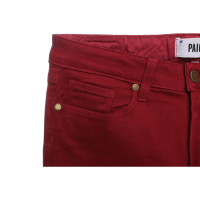 Paige Jeans Jeans aus Baumwolle in Rot