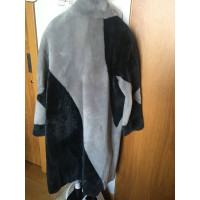 Rizal Jacket/Coat Leather in Grey