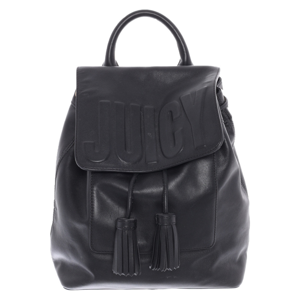 Juicy Couture Backpack Leather in Black