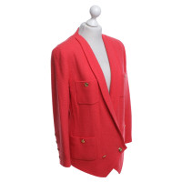 Chanel Bouclé-Blazer in Rot