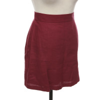 Vivienne Westwood Skirt Linen in Bordeaux