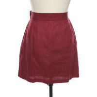 Vivienne Westwood Skirt Linen in Bordeaux
