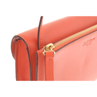 Avril Gau Shoulder bag Leather in Orange