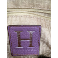 Hilfiger Collection Handtasche aus Leder in Violett