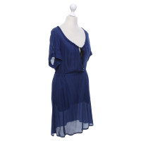 Marc Jacobs Seiden-Kleid in Royalblau