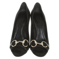 Gucci Pumps/Peeptoes Leather in Black