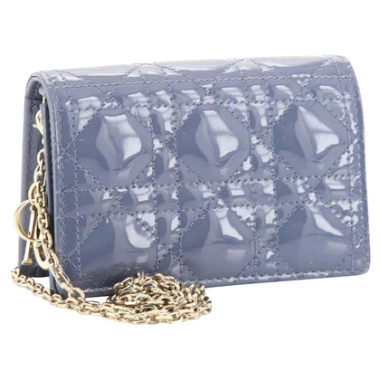 Dior Lady Dior Patent leather in Blue