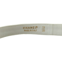 Chanel Belt Leather in White