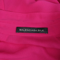 Balenciaga Jurk Zijde in Roze
