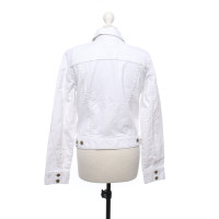 Calvin Klein Jeans Jacke/Mantel aus Baumwolle in Weiß