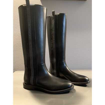 Brunello Cucinelli Boots Leather in Black