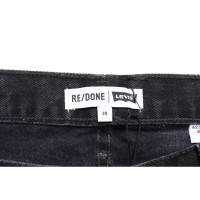 Re/Done Jeans in Cotone in Nero