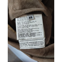 Mabrun Jacke/Mantel aus Leder in Taupe
