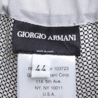 Giorgio Armani con il modello