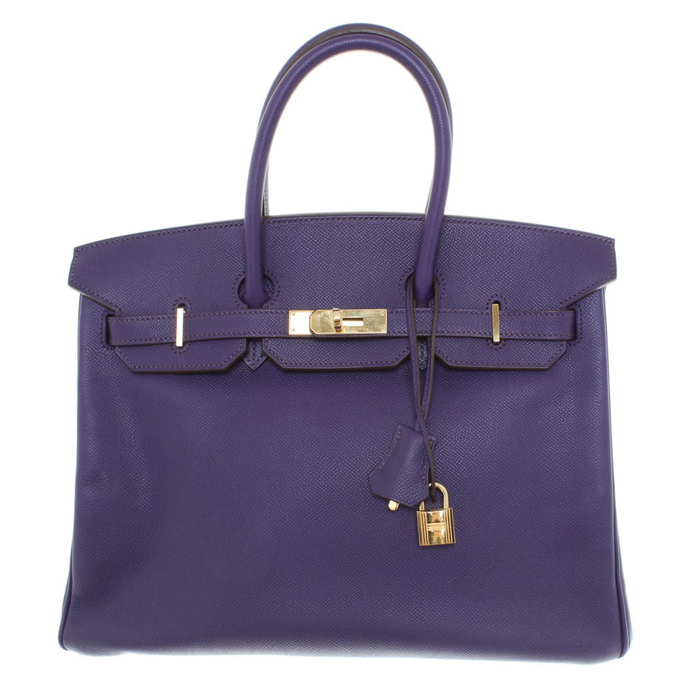 Hermès Birkin Bag 35 en Cuir en Violet
