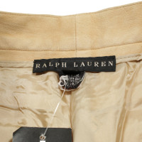 Ralph Lauren Trousers Suede in Beige