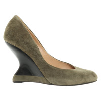 Salvatore Ferragamo Wedges aus Wildleder