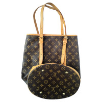 Louis Vuitton Bucket Bag aus Leder in Braun