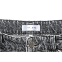 Anine Bing Jeans aus Baumwolle in Grau