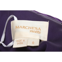 Marchesa Kleid aus Seide in Violett
