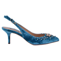 Dolce & Gabbana Slingbacks con cristalli blu BELLUCCI