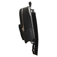 Louis Vuitton Sac backpack model "Josh" damier graphite