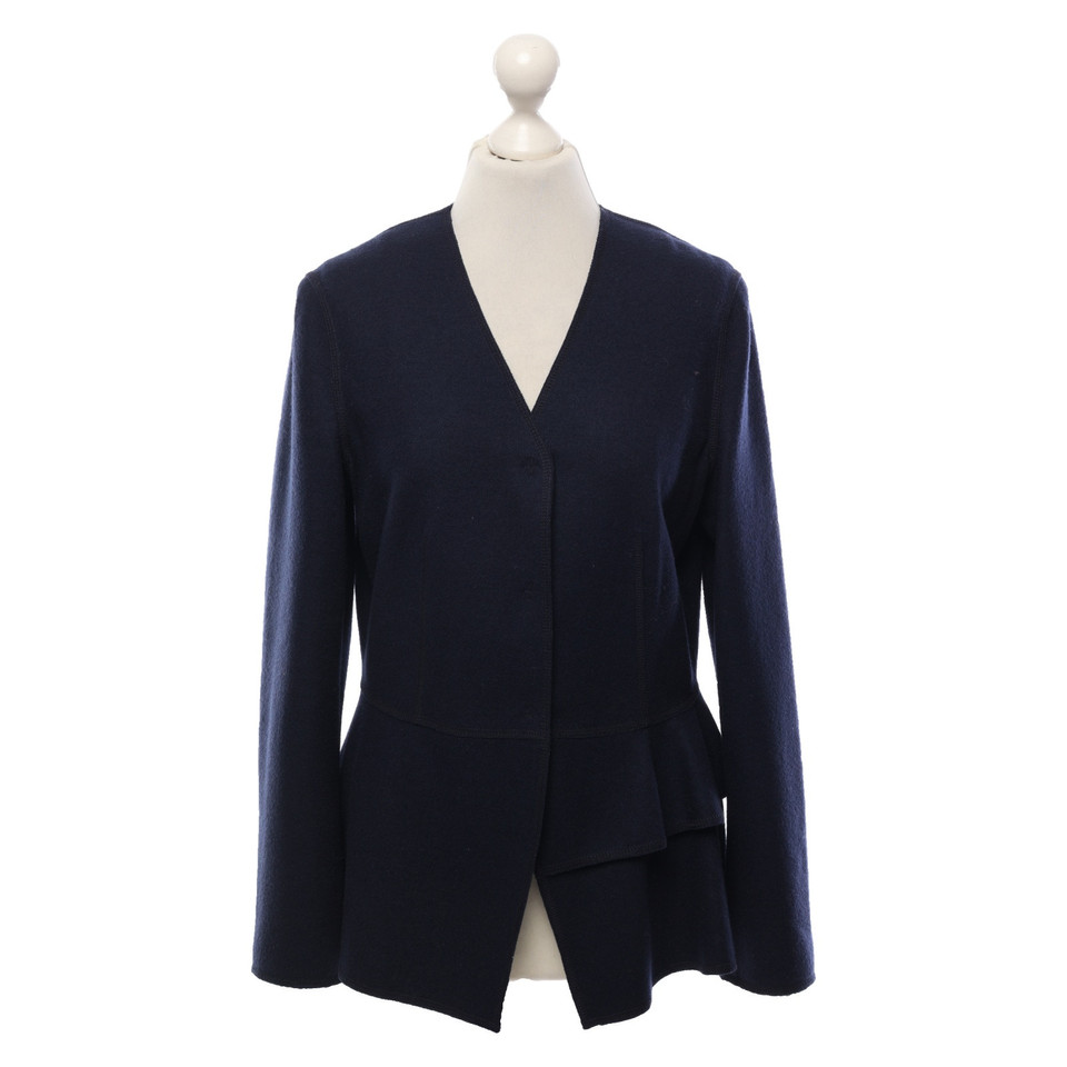 Strenesse Blue Jacke/Mantel aus Wolle in Blau