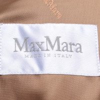 Max Mara Jacke/Mantel aus Viskose in Braun