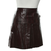 Christian Dior skirt leather in brown