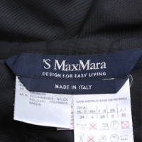 Max Mara Aangerimpelde rok in zwart
