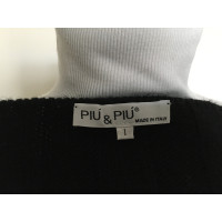Piu & Piu Strick aus Wolle in Schwarz