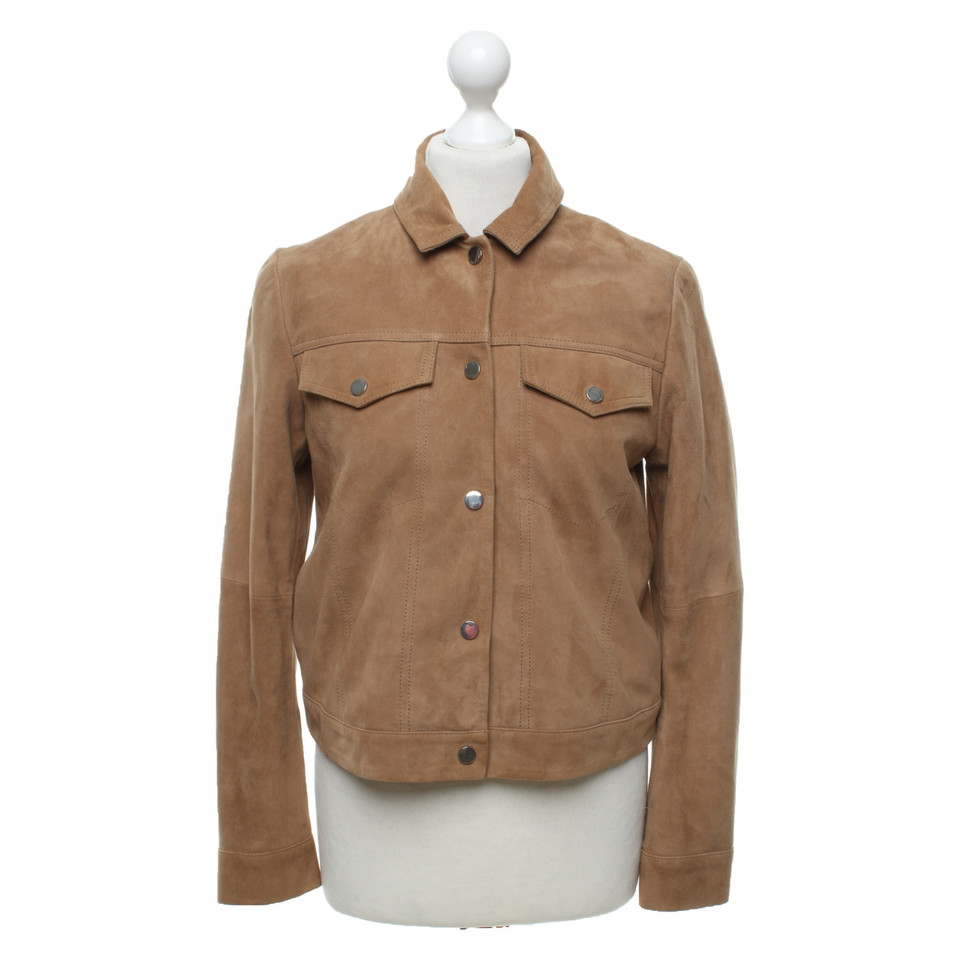 Set Jacket/Coat Suede in Brown