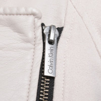 Calvin Klein Bikerjacke in Beige