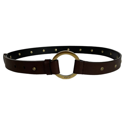 Gucci Belt Leather in Brown