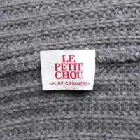 Altre marche Le Petit Chou - Cappello in grigio con bordo in pelliccia