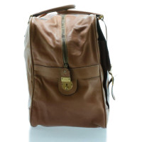 Gucci Travel bag Leather in Brown