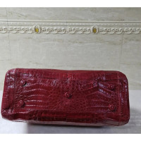 Nancy Gonzalez Handtasche aus Leder in Rot